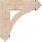 Ekena Millwork Thorton Arts & Crafts Smooth Bracket, Douglas Fir, 5 1/2"W x 24"D x 24"H BKT06X24X24THR03SDF - alternate 4